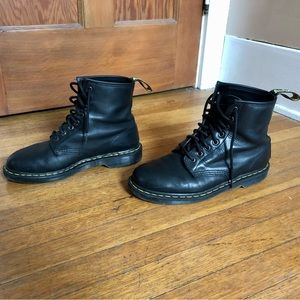 Dr Martens Air Wair black leather boots